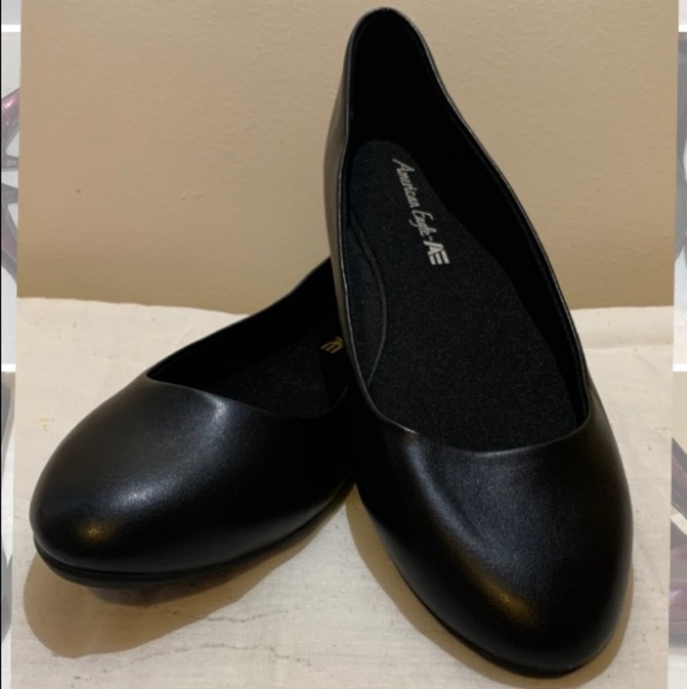 American Eagle Black Flats